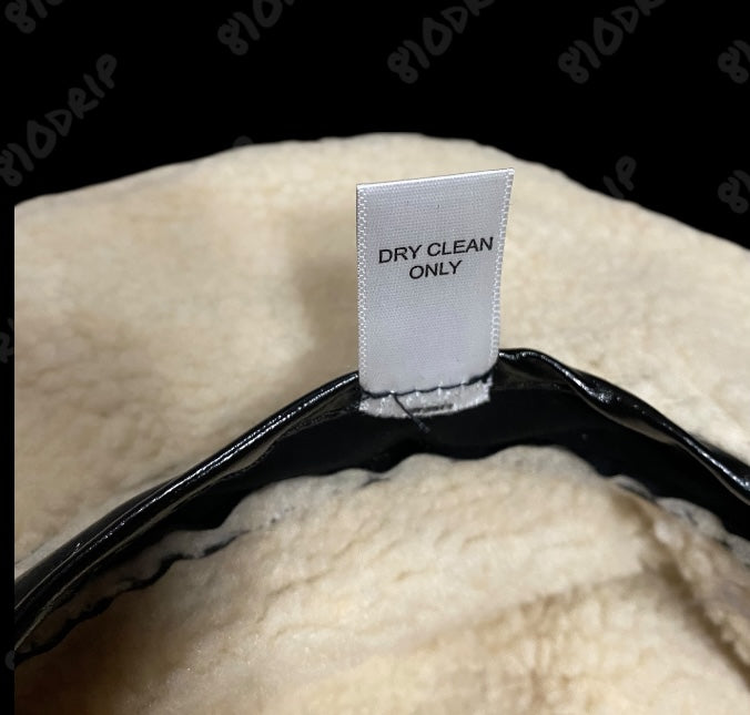 Sp5der Full Sherpa Lined Black Bucket Hat
