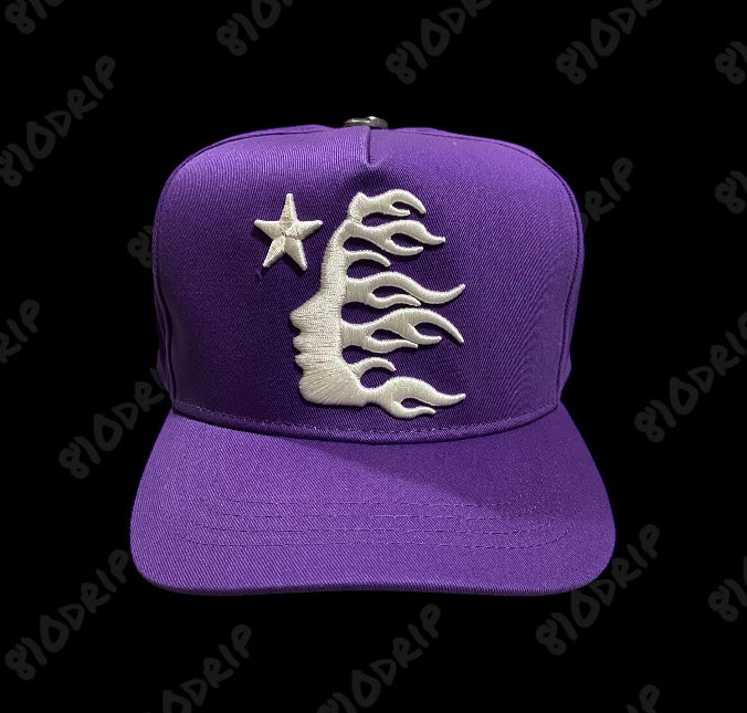Hellstar OG Logo Snapback Hat - Purple