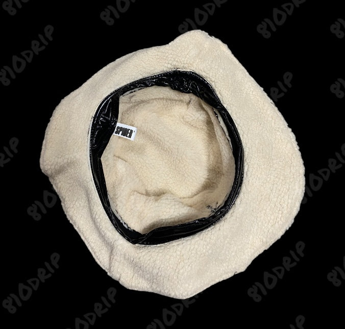 Sp5der Full Sherpa Lined Black Bucket Hat