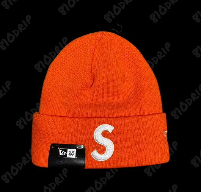 Supreme New Era S Logo Beanie - Orange(FW24)