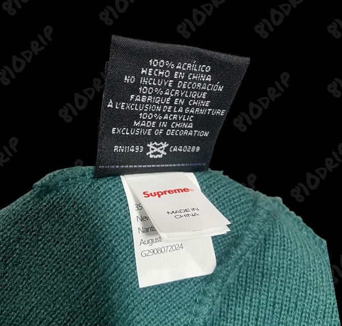 Supreme New Era S Logo Beanie - Pine (FW24)