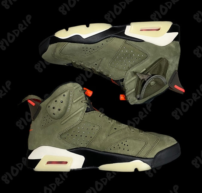 Travis Scott x Air Jordan 6 Retro
"Olive"