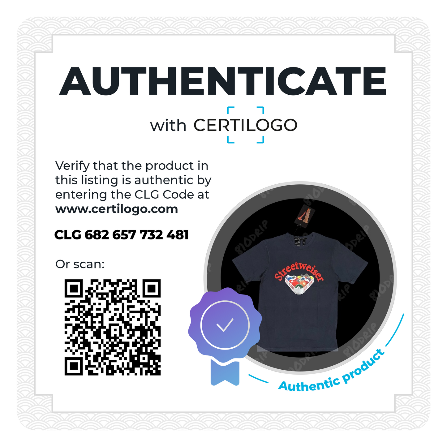 Vlone Streetweiser Black Tee