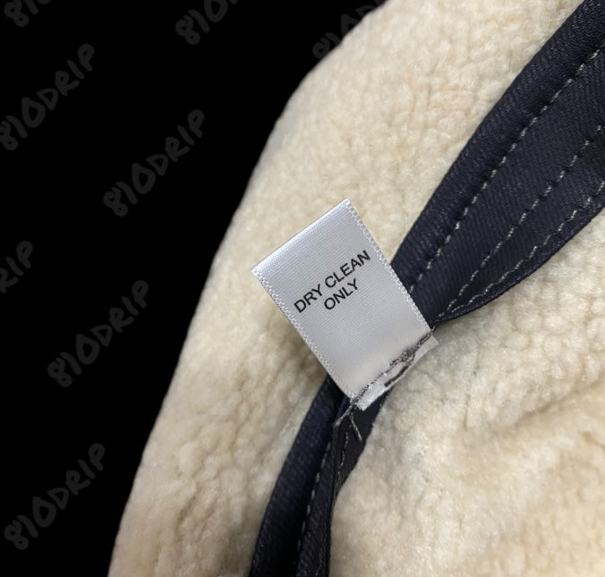 Unreleased Sp5der Sherpa Lined Denim Bucket Hat