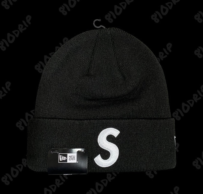 Supreme New Era S Logo Beanie - Black (FW24)