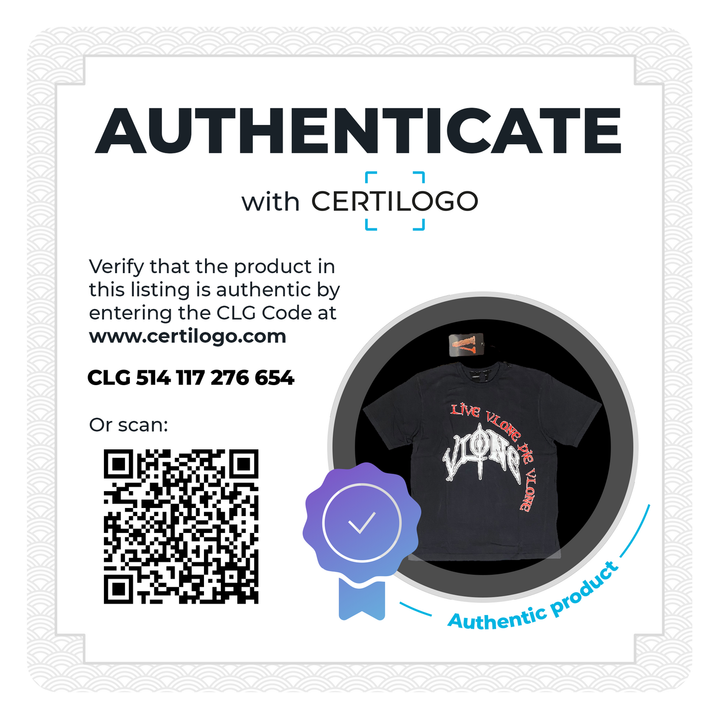 Vlone Omen Tee Black