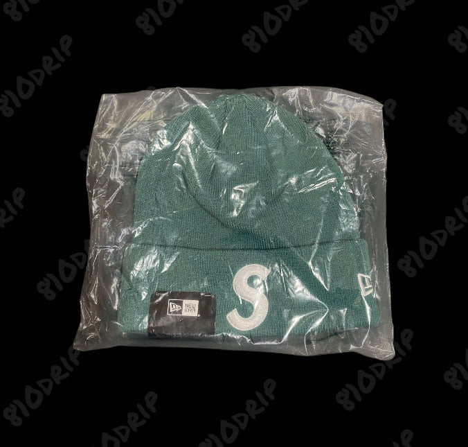 Supreme New Era S Logo Beanie - Pine (FW24)