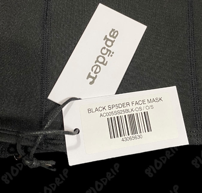 Sp5der OG Logo V2 Shiesty Mask Black