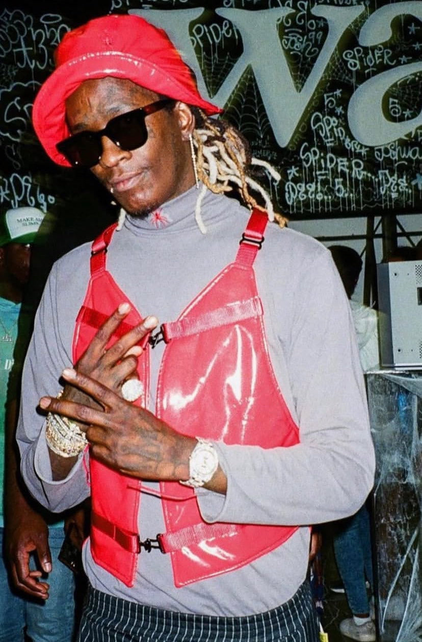 Sp5der Red Bucket Hat
