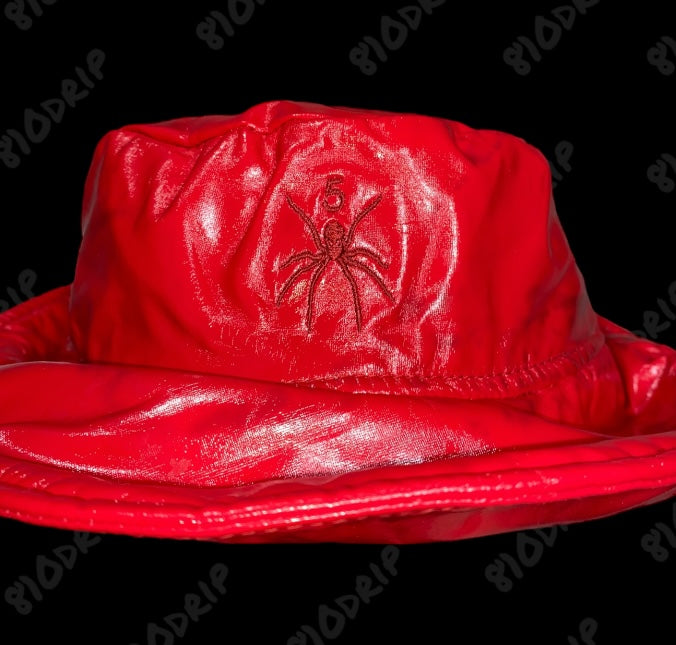 Sp5der Red Bucket Hat