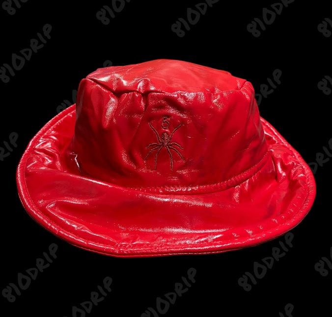 Sp5der Red Bucket Hat