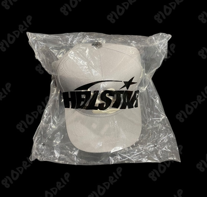 Hellstar OG Logo Snapback Hat - Grey