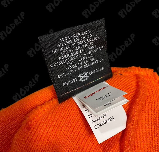 Supreme New Era S Logo Beanie - Orange(FW24)