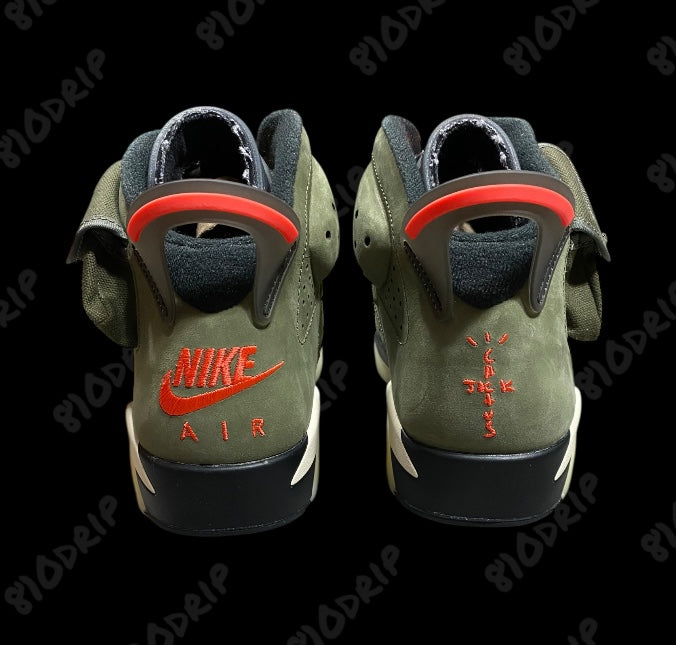 Travis Scott x Air Jordan 6 Retro
"Olive"