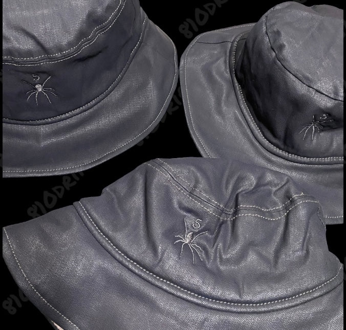 Unreleased Sp5der Sherpa Lined Denim Bucket Hat