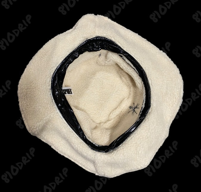 Unreleased Sp5der Sherpa Lined Denim Bucket Hat