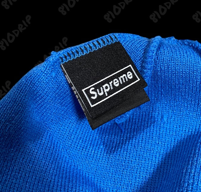 Supreme New Era S Logo Beanie - Blue (FW24)