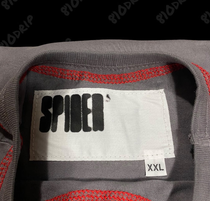 Sp5der Contrast Stitch Long sleeve