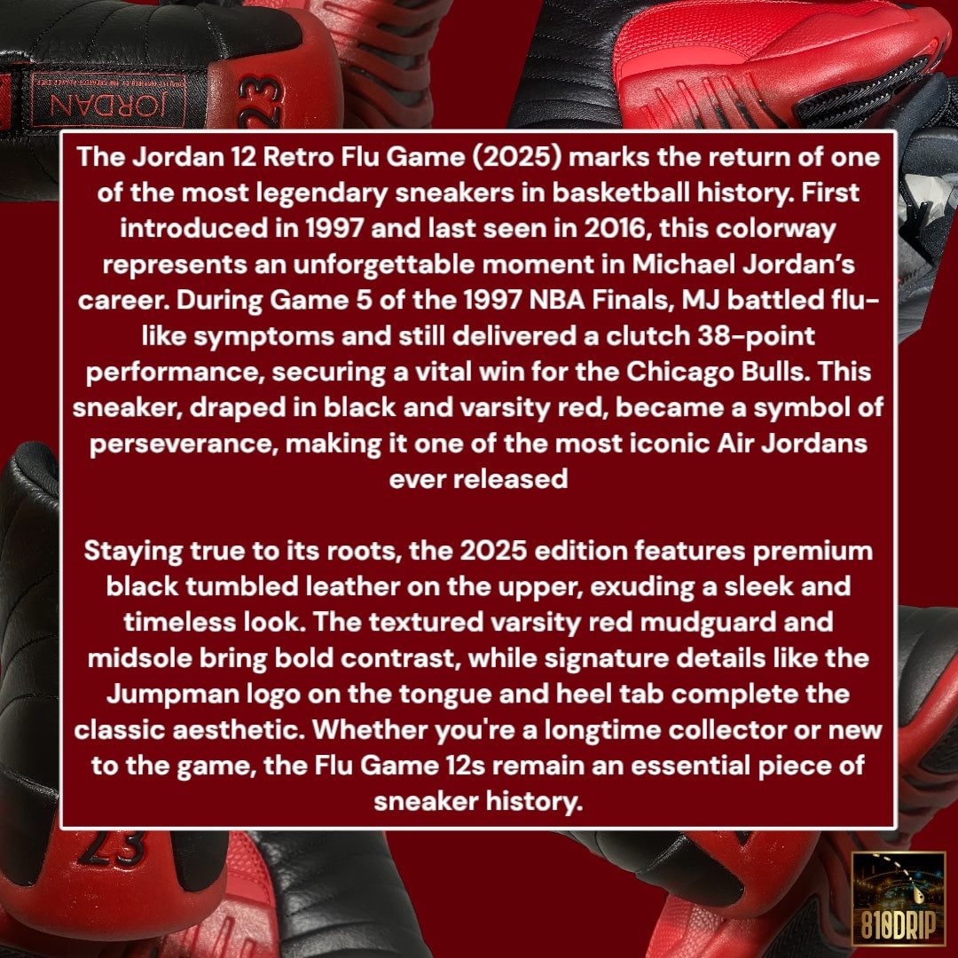 Jordan 12 Retro Flu Game (2025)