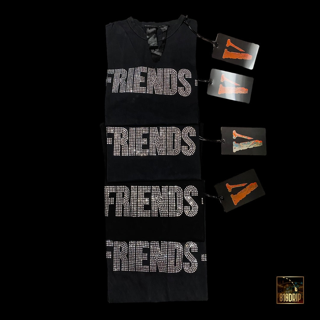 Vlone Friends Rhinestone Tee