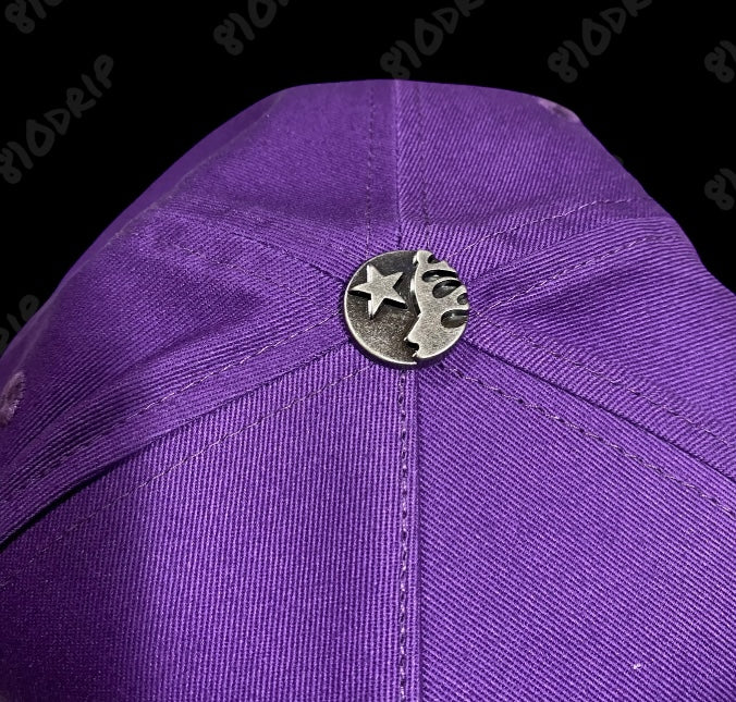 Hellstar OG Logo Snapback Hat - Purple
