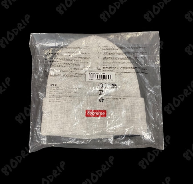 Supreme New Era S Logo Beanie - Ash Grey (FW24)