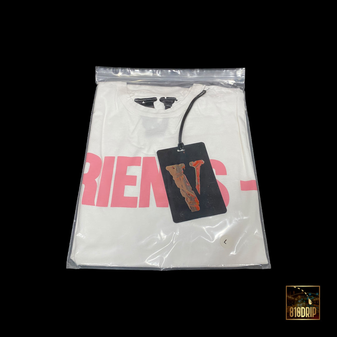 Vlone Pink Friends Tee White