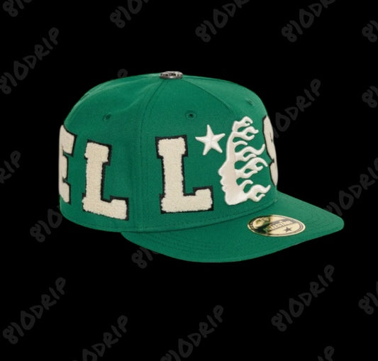 Hellstar OG Patch Fitted Hat - Green