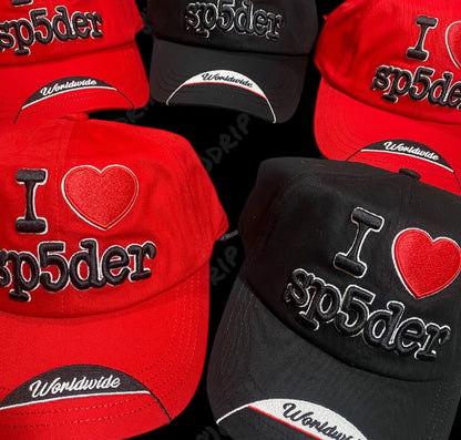 Sp5der Souvenir 6-Panel Red Hat