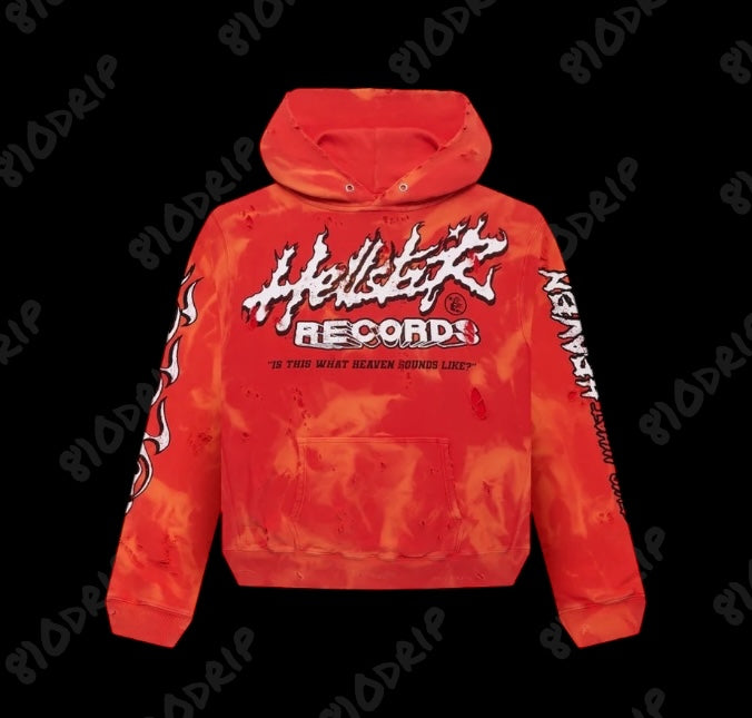 Hellstar Records Lava Wash Hoodie