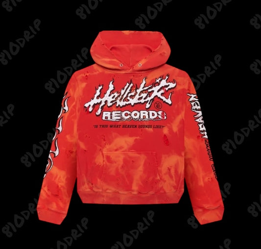Hellstar Records Lava Wash Hoodie