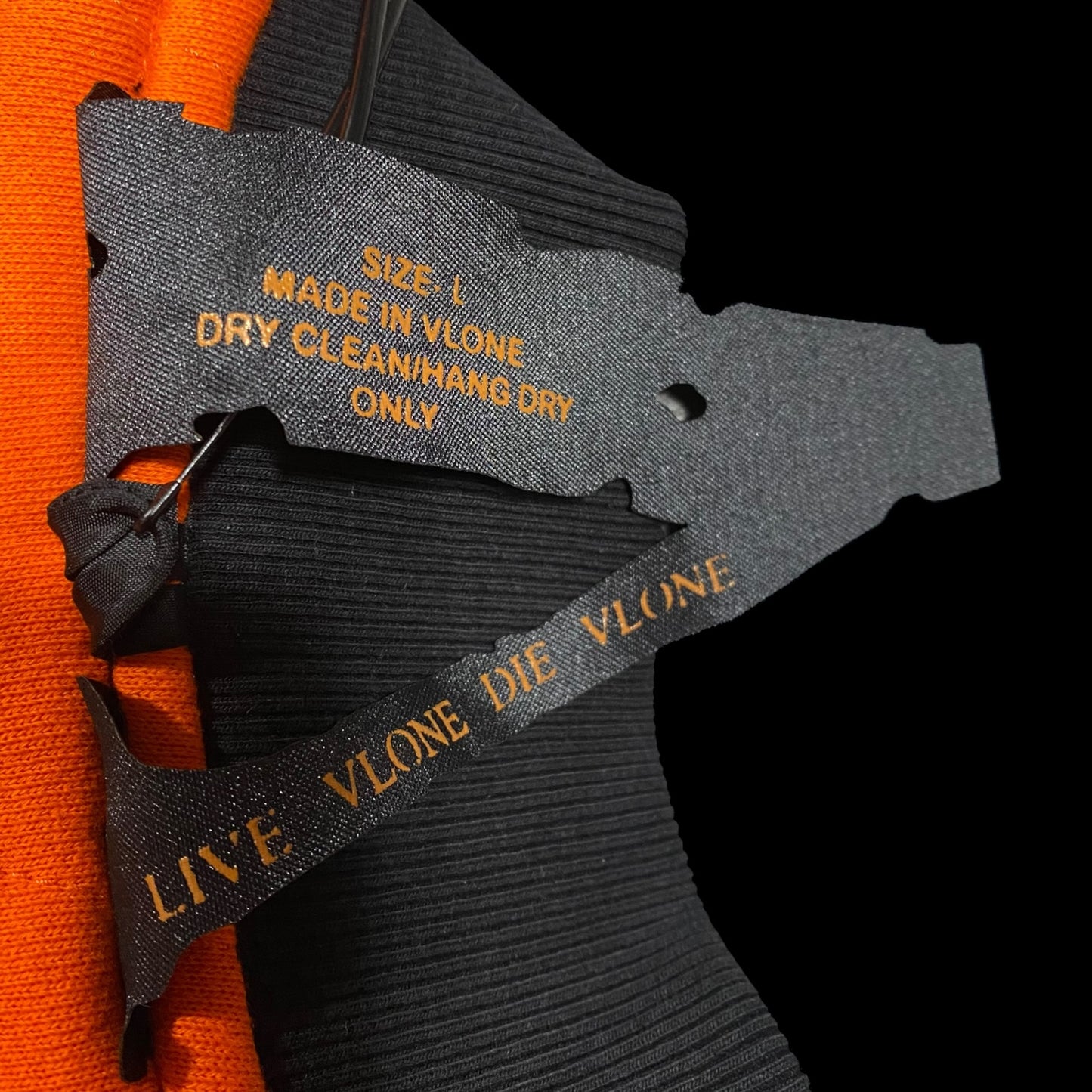 Vlone Caution Reversible Zip Vest