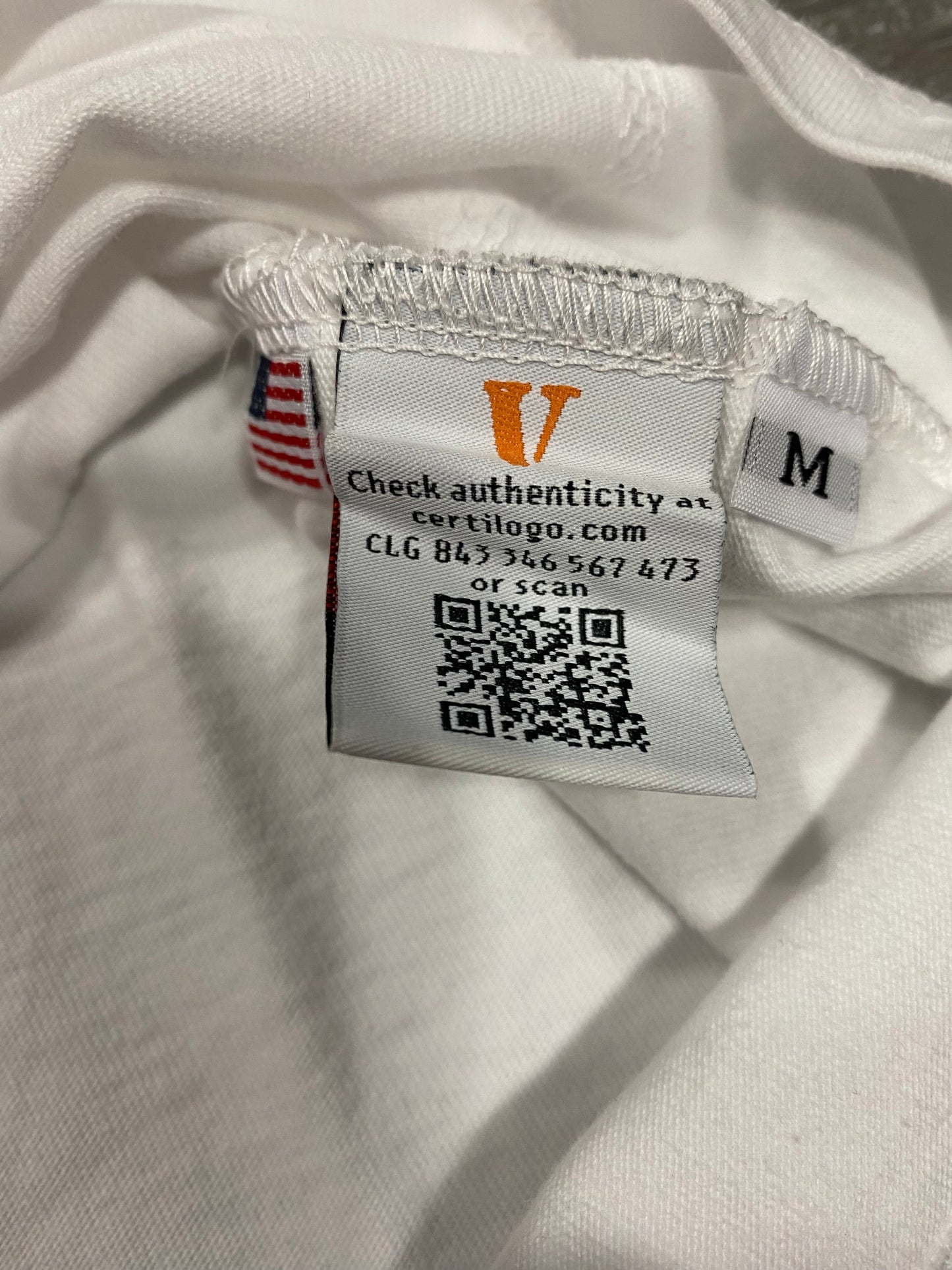 Vlone Red Friends White Tee (M)