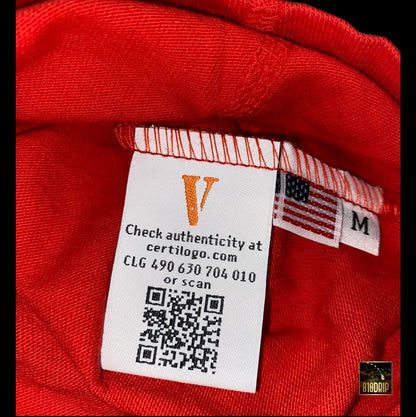 Vlone 黑豹 T 恤 红色