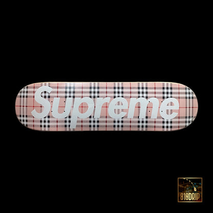 Supreme Burberry 滑板甲板套装