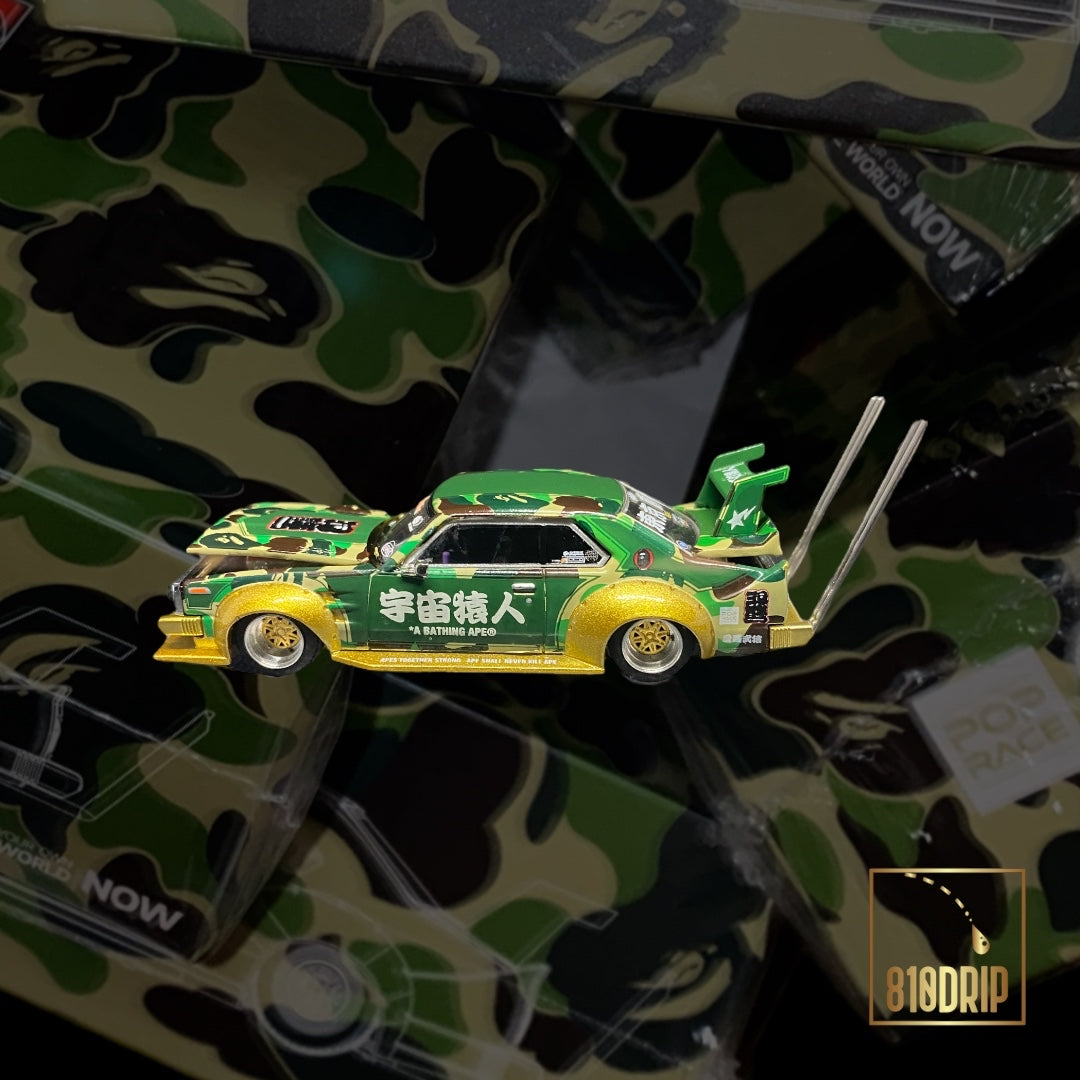 Modelo de coche Bape x Poprace Skyline C210