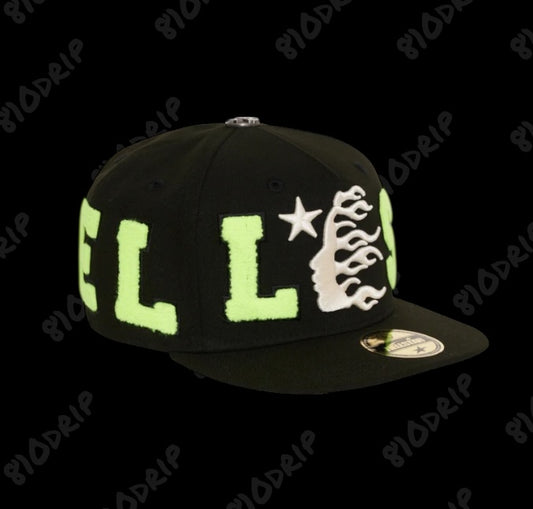 Hellstar OG Patch Fitted Hat - Black
