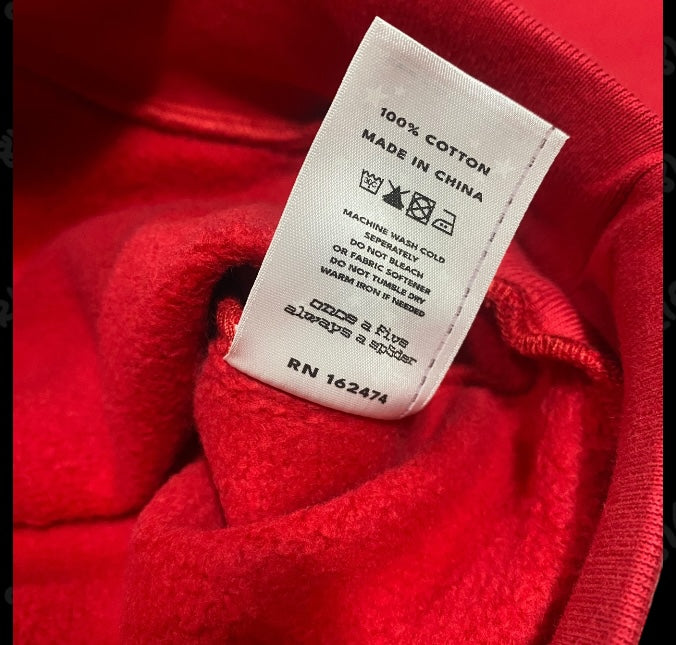 Sp5der OG Web V2 Hoodie Red