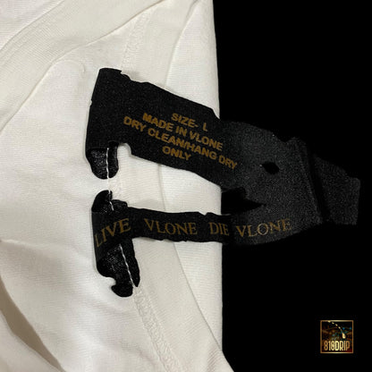 Vlone Yellow Staple Tee White