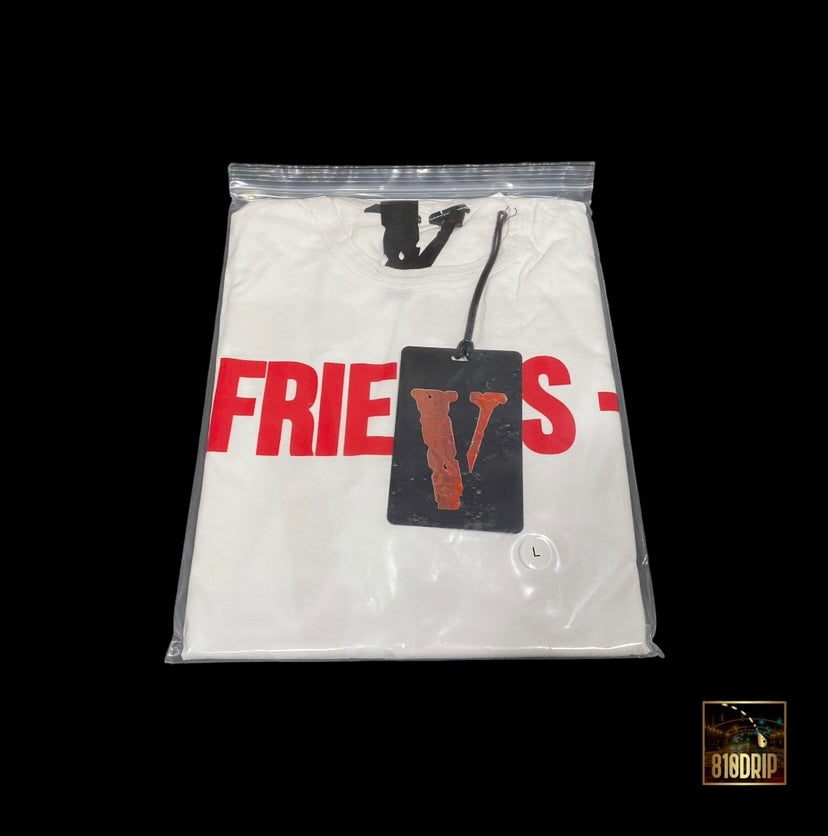 Vlone Red Friends White Tee (L)