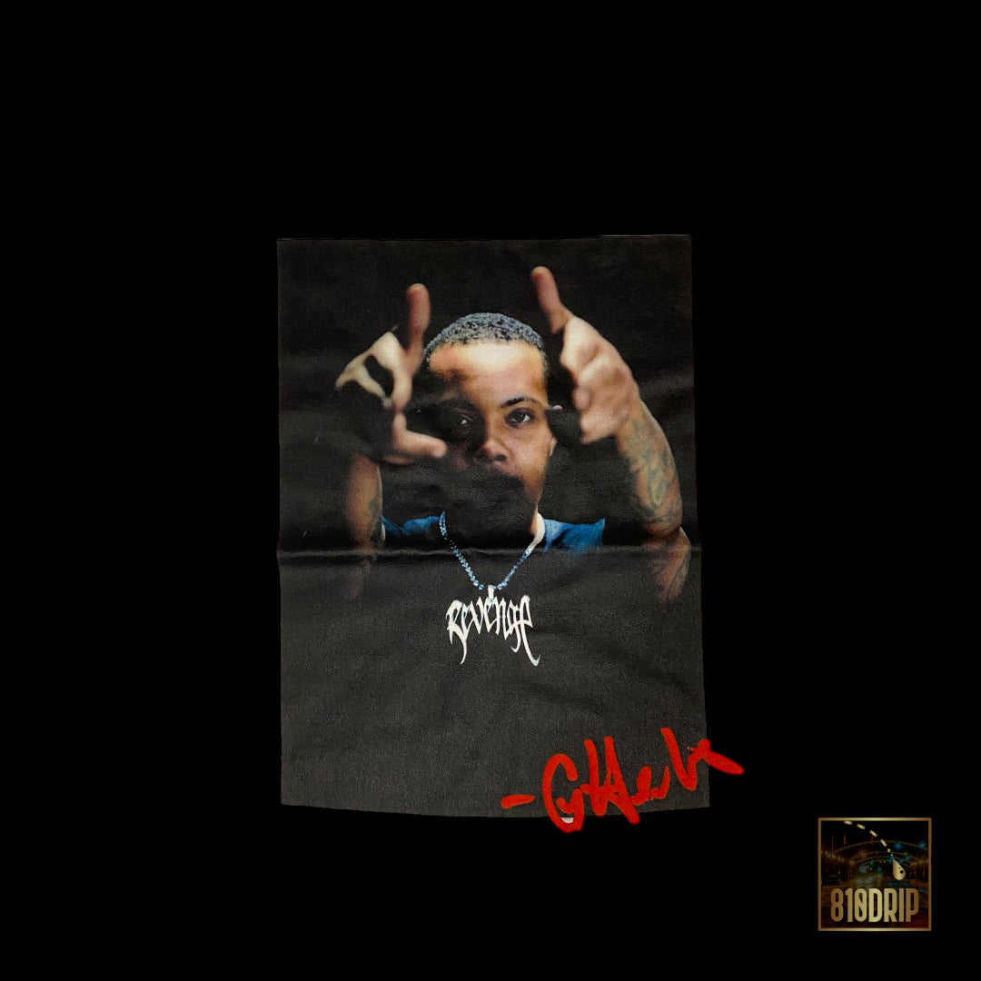 Camiseta Revenge G Herbo Photo Blanca