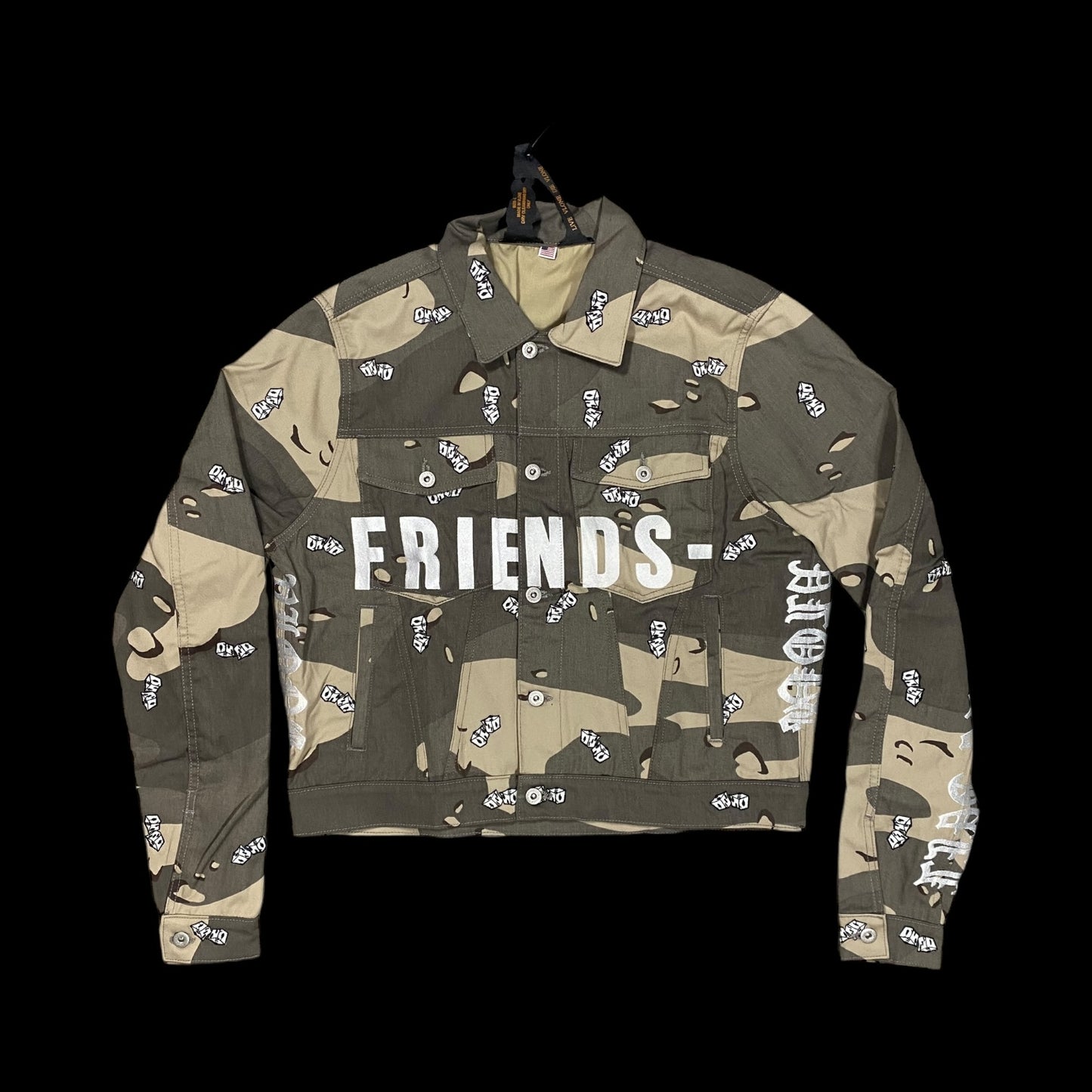 Vlone Desert Camo Denim Jacket