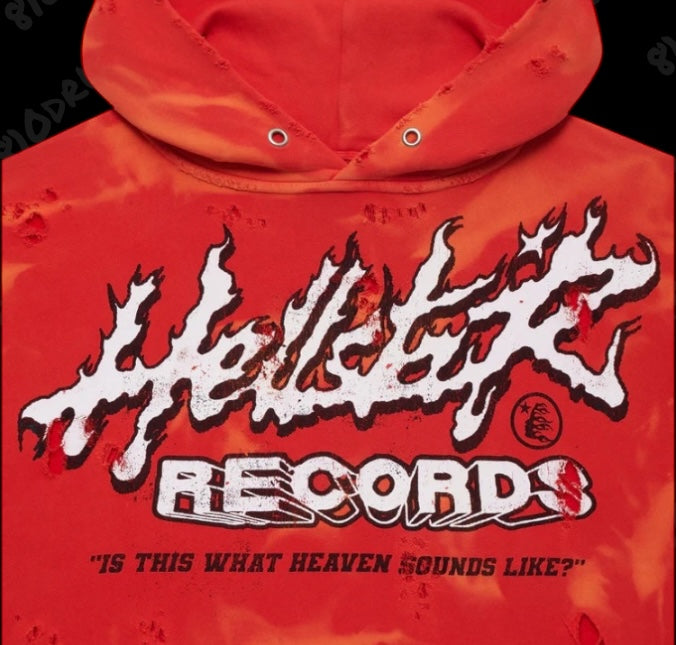 Hellstar Records Lava Wash Hoodie