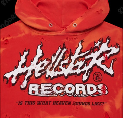 Hellstar Records Lava Wash Hoodie