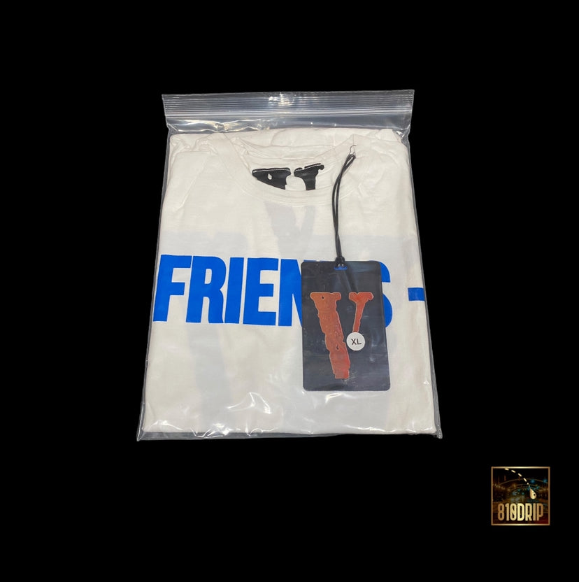 Vlone Blue Friends 白色T恤 (L)