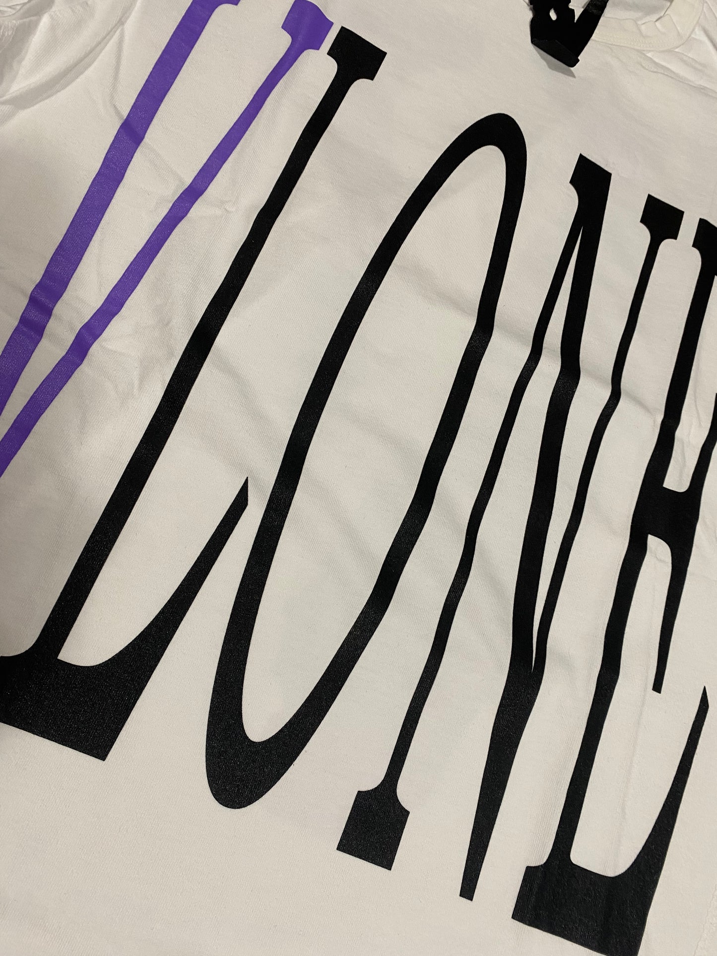 Vlone Purple Staple Tee White