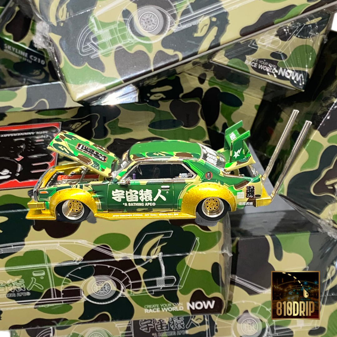 Bape x Poprace Skyline C210 模型车