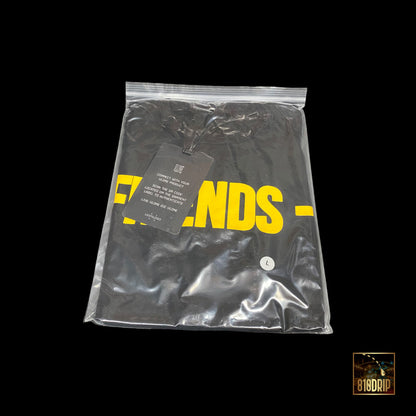 Vlone Yellow Friends Tee Black