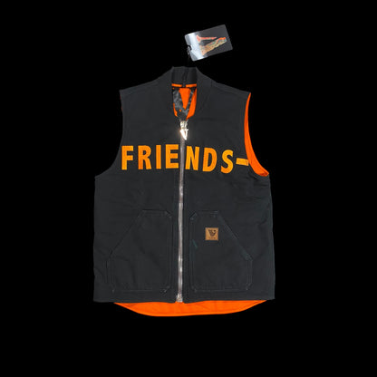 Vlone Caution Reversible Zip Vest