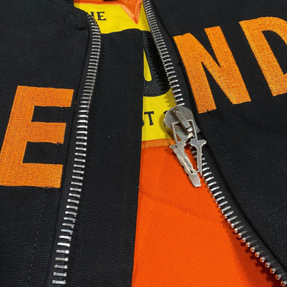 Vlone Caution Reversible Zip Vest